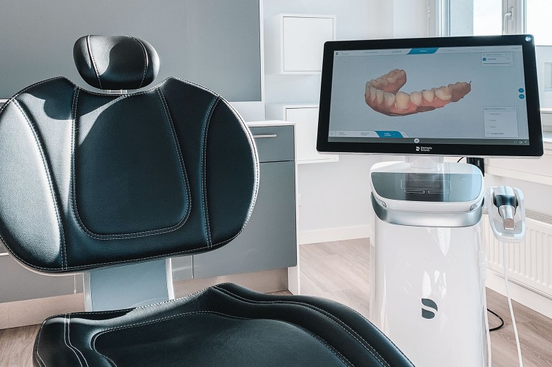 Ansicht 3D am Behandlungsstuhl